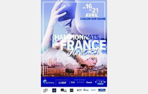 🚩 Save the Date : Championnats de France juniors Chalon-sur-Saône