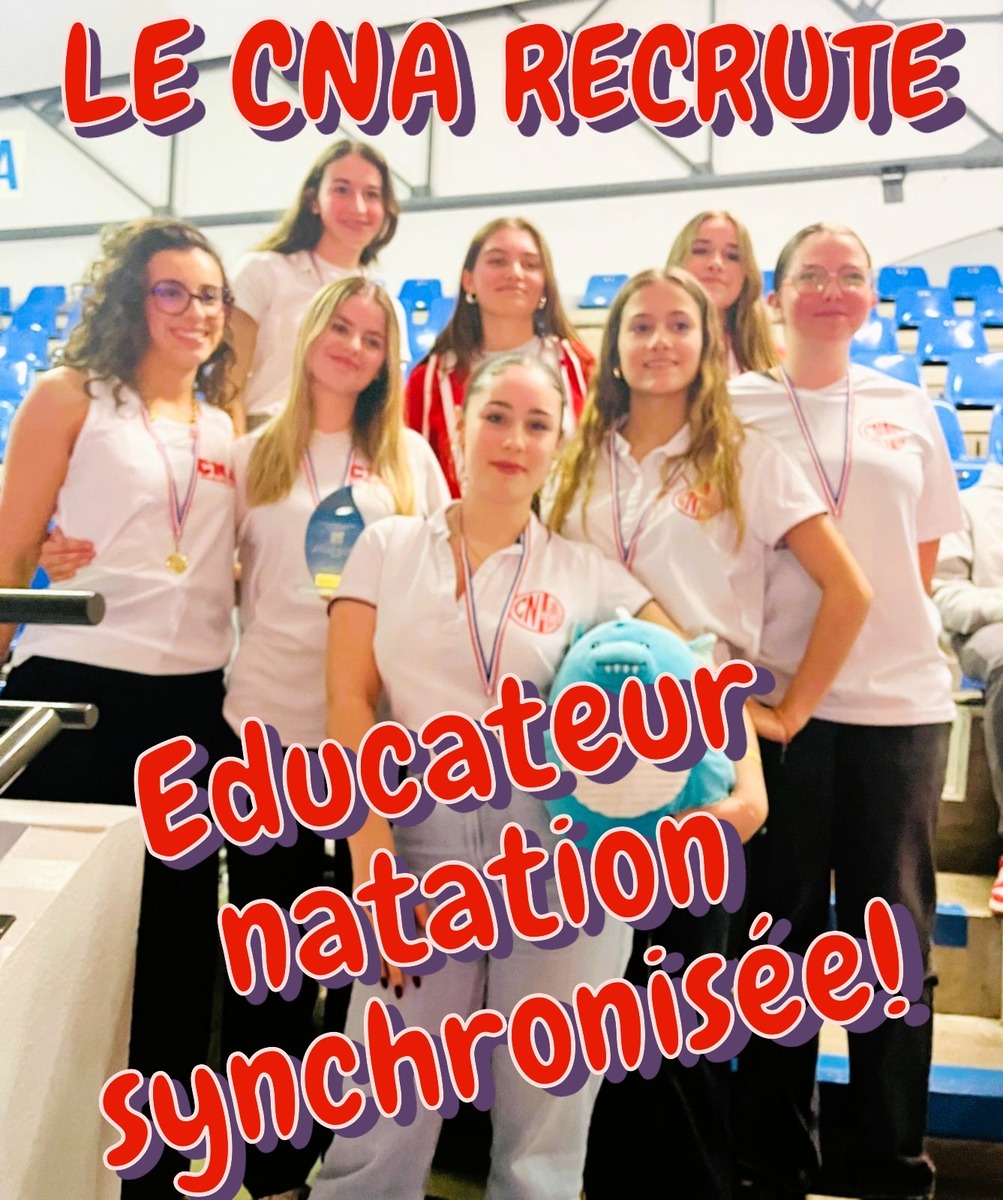 Recrutement éducateur natation synchronisée