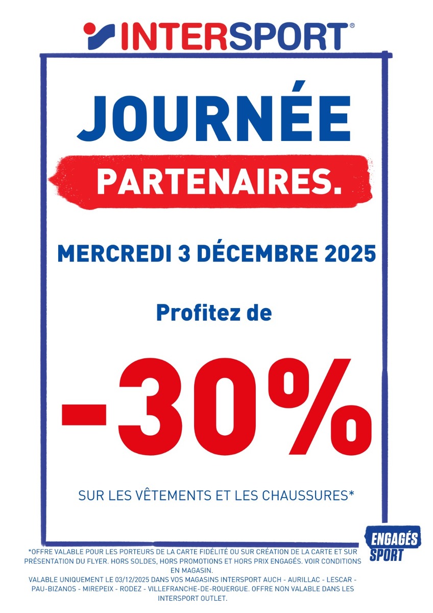 Offre partenaire INTERSPORT AUCH