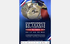 🏊‍♀️ Championnats de France Handisport Chalon sur Saône du 18 au 19/05