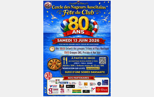 🎉 SAMEDI 13 JUIN 2026 SOIREE REPAS DES 80  ANS DU CNA 🥳