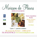 MOISSON DE FLEURS   40 av des Pyrénées 32000 Auch     Tél. 05 62 05 96 22    www.moissondefleurs.com/