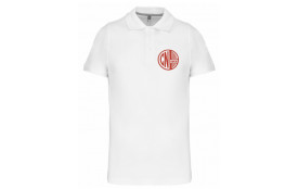 Polo homme blanc avec logo club