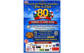 🎉 SAMEDI 13 JUIN 2026 SOIREE REPAS DES 80  ANS DU CNA 🥳