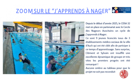 La NEWS du Comité Départemental du Sport Adapté du Gers