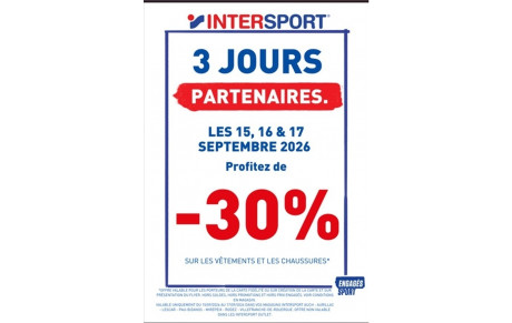 Offre partenaire INTERSPORT