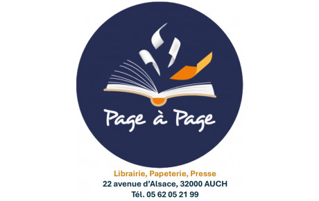 Page à Page, Librairie, papeterie, presse, 22 avenue d’Alsace 32000 AUCH